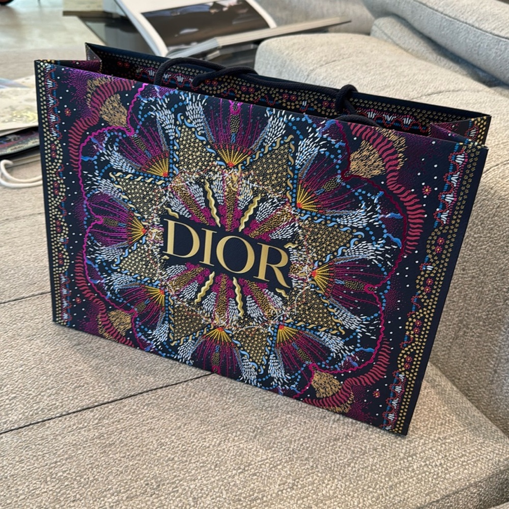 Dior special edition shopping bag